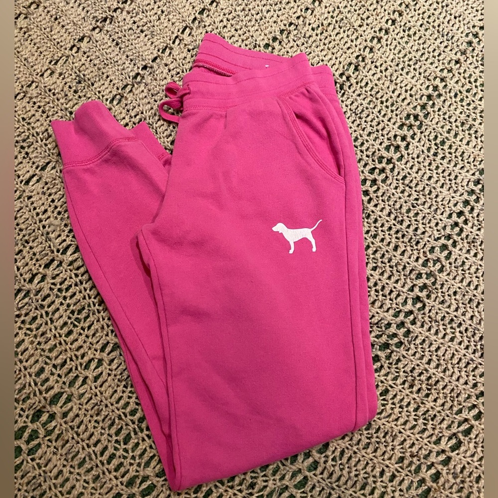PINK sweatpants.